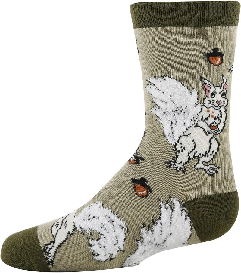 ooohyeah Kid's Novelty Cute Animals Crew Socks, Funny Crazy Silly Cool Casual Dress Socks for Boy and Girl, Size 1-5 - Image 3